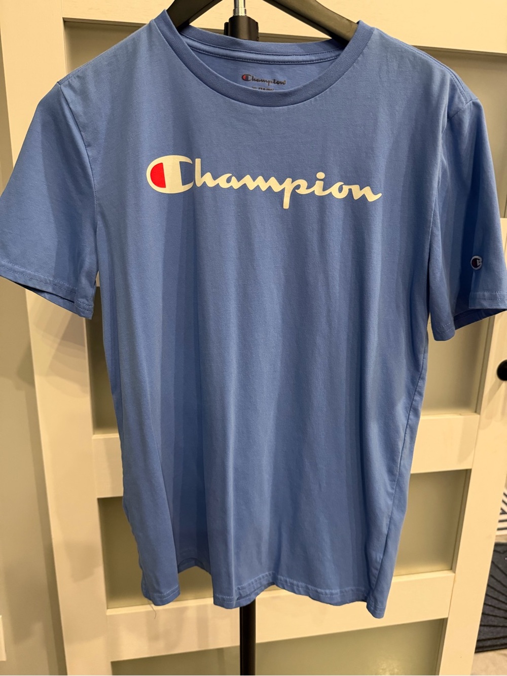 Champion boys Blue Logo Short-Sleeve Tee